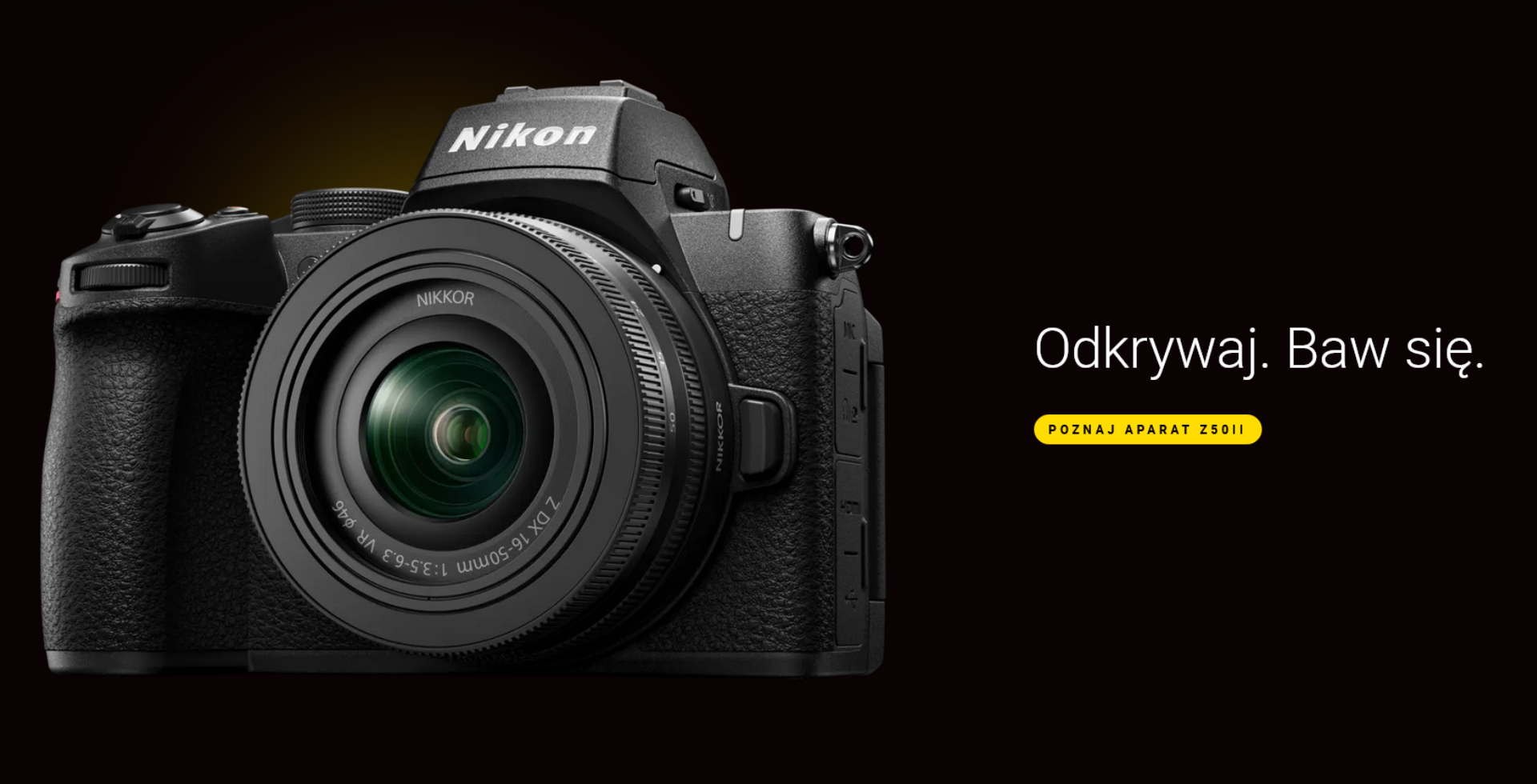 Odkrywaj i baw się. Nikon wprowadza aparat bezlusterkowy Z50 II formatu DX.