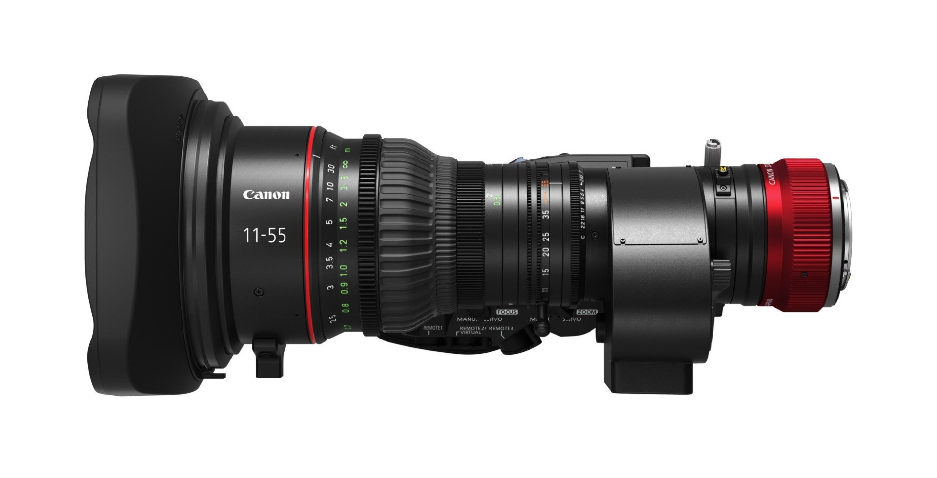 Uchwyć pełniejszy obraz dzięki najszerszemu obiektywowi Canon Cine-Servo